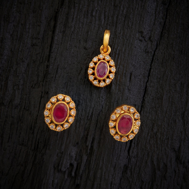 Kusuma Luxe Stone Pendant Set