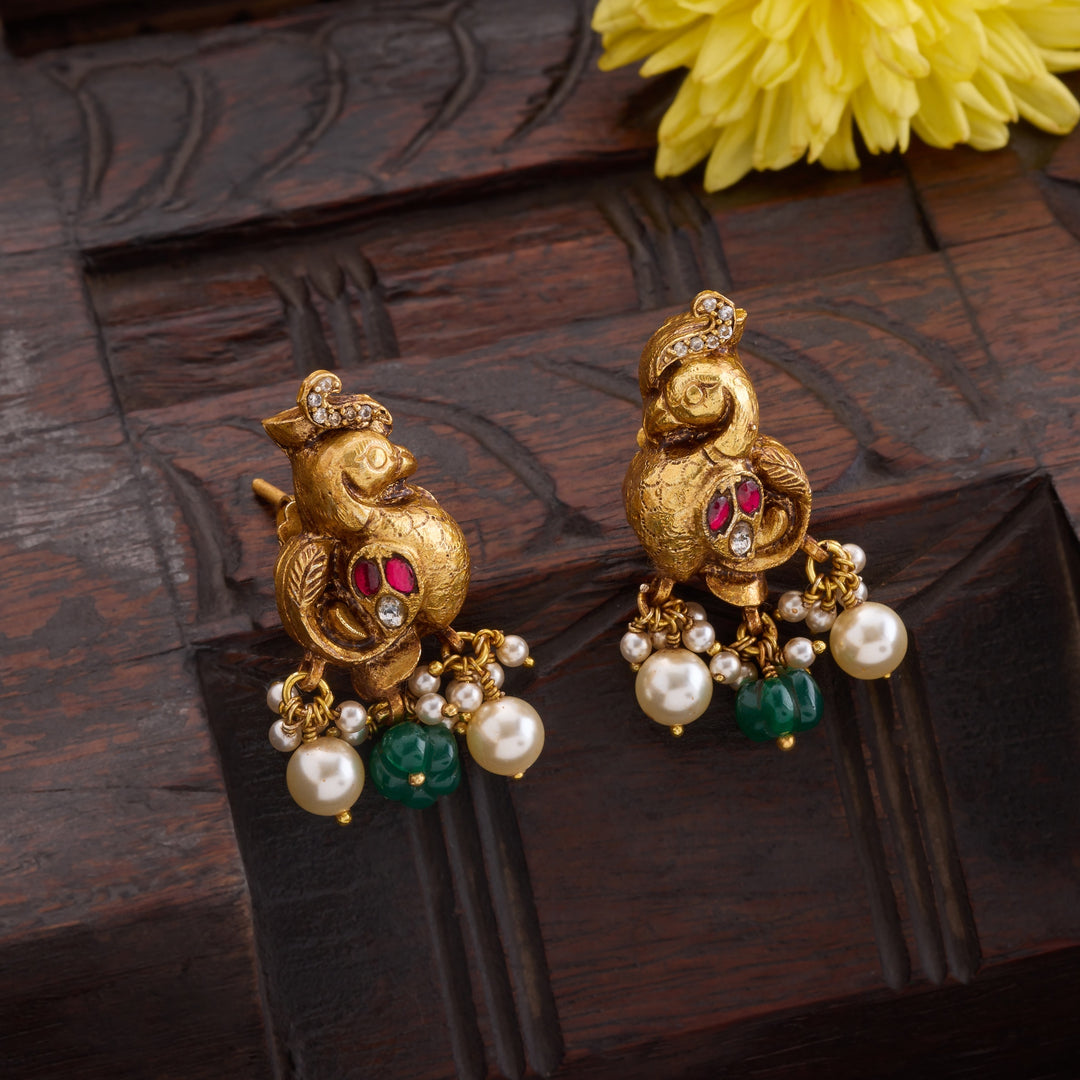 Mayura Jhari Studs