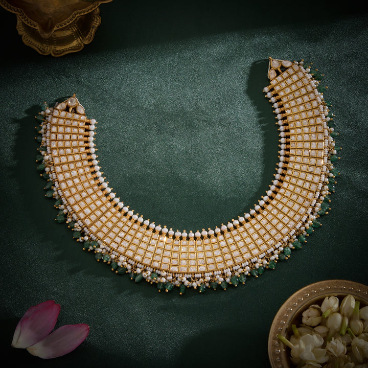 Moissanova Polki Short Necklace