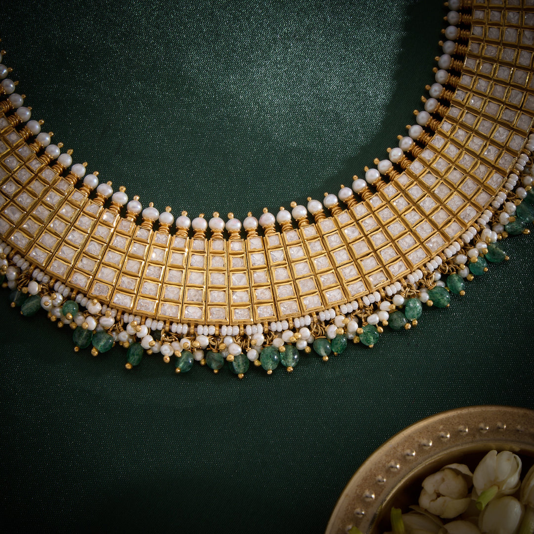 Moissanova Polki Short Necklace