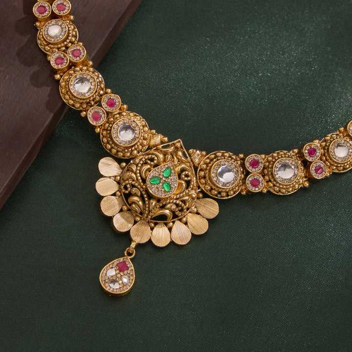 Kesar Bindu Necklace Set