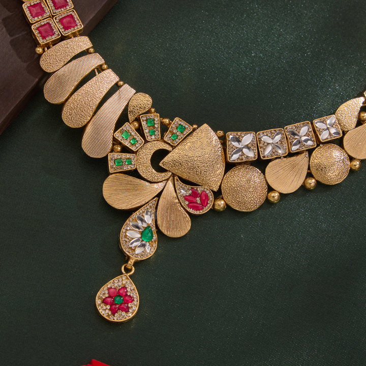 Sukanya Gold Necklace Set