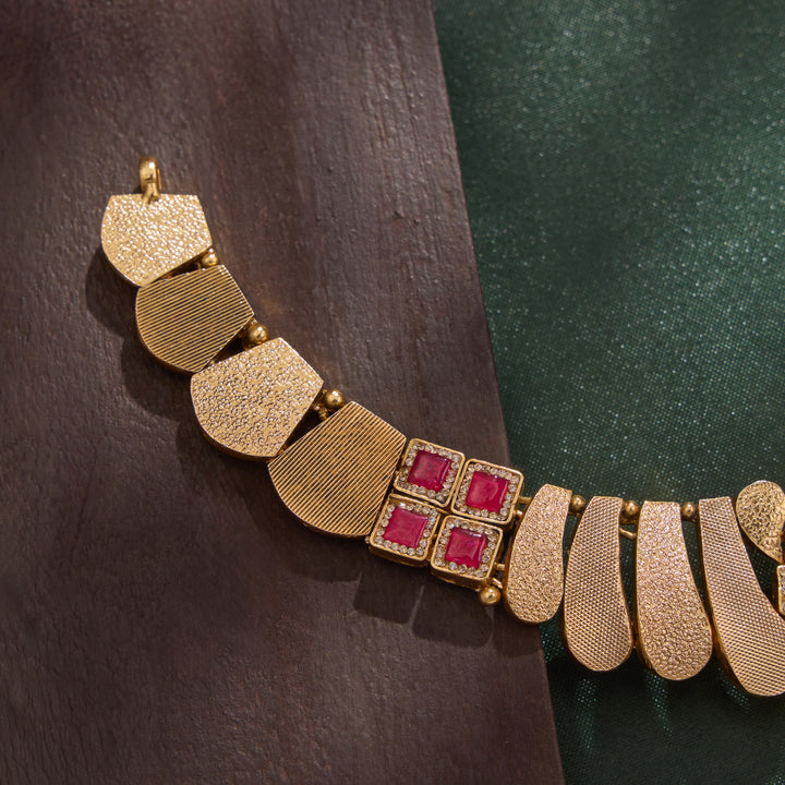Sukanya Gold Necklace Set