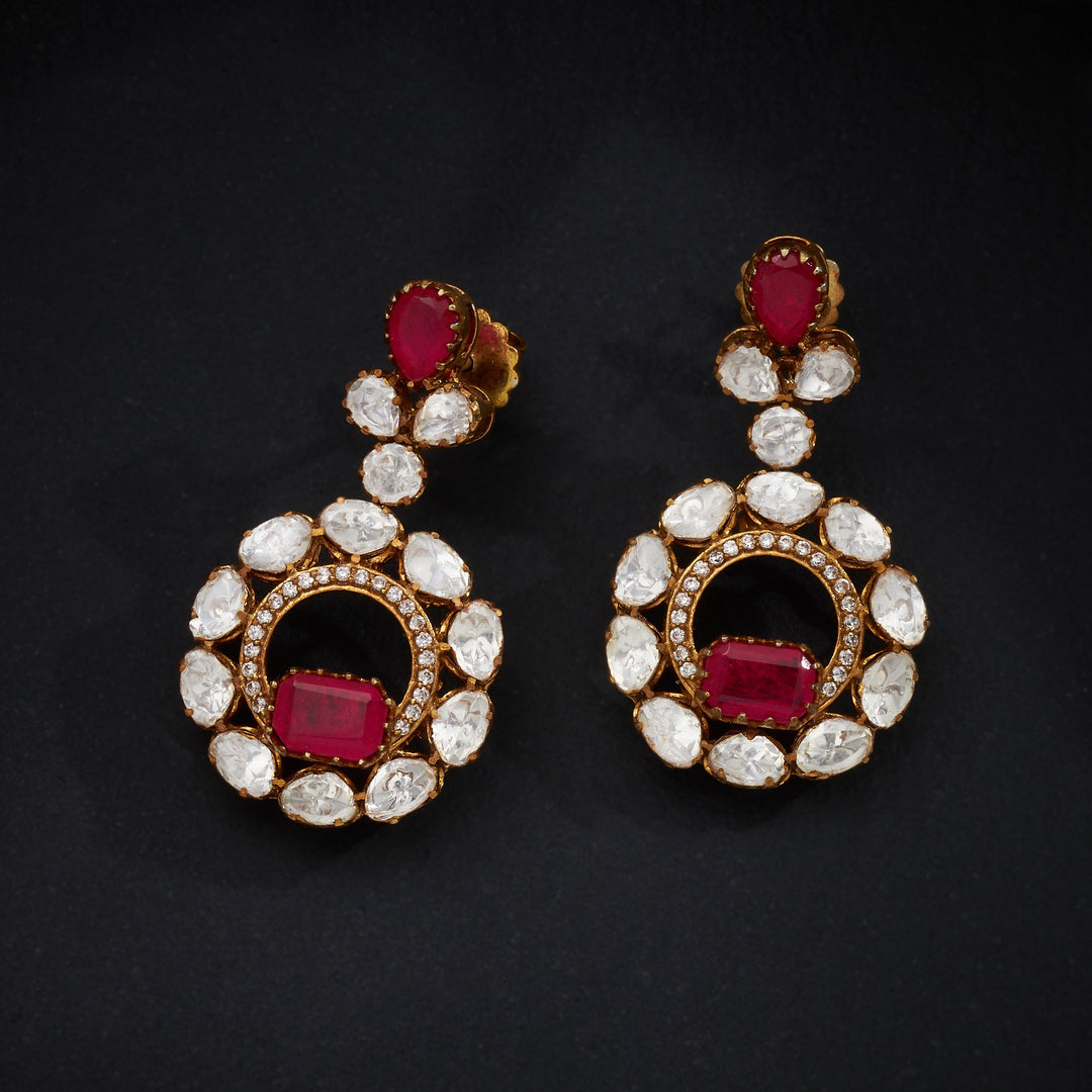 Ruby Victorian Necklace Set