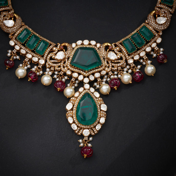 Jade Victorian Necklace Set