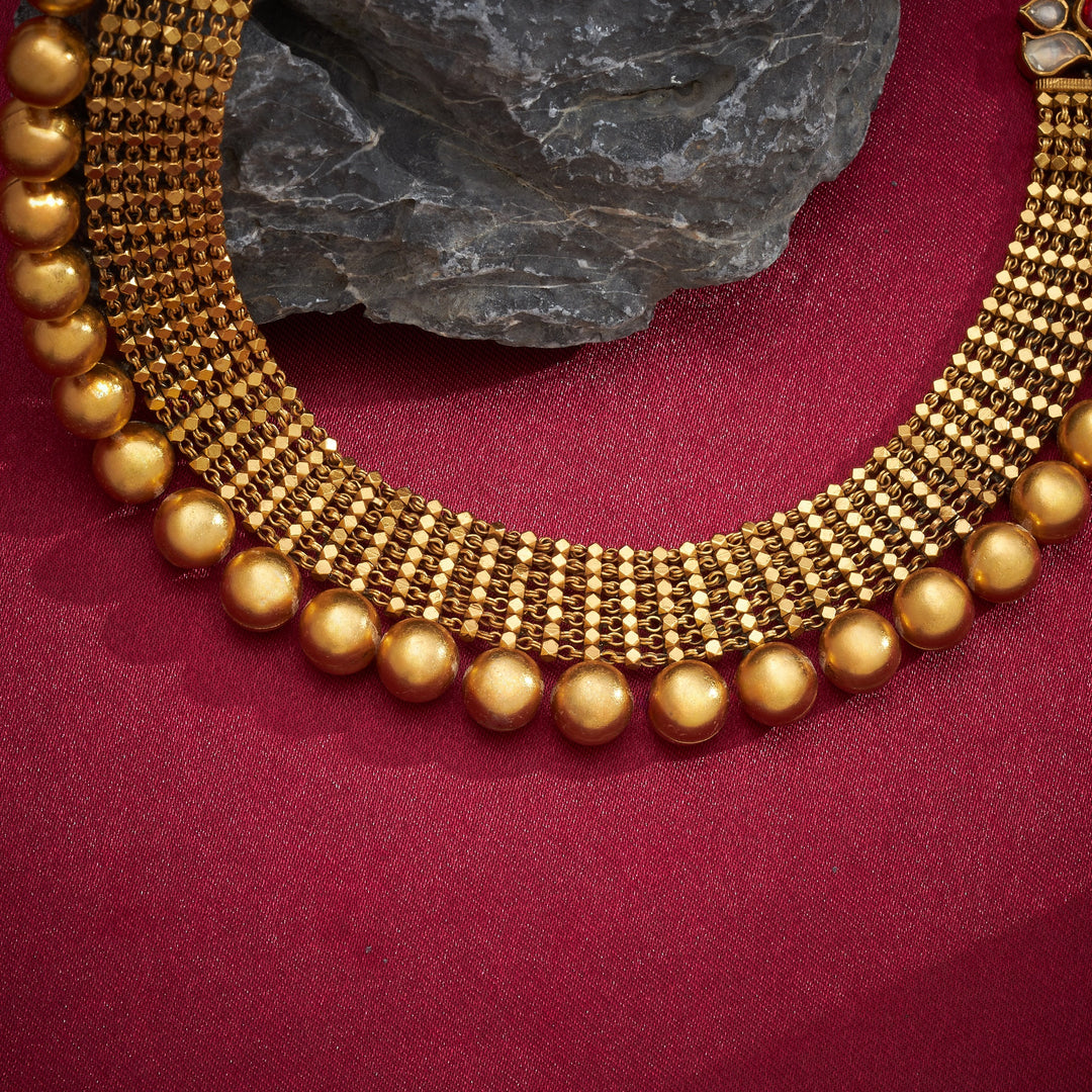 Kesariya Rekha Necklace Set