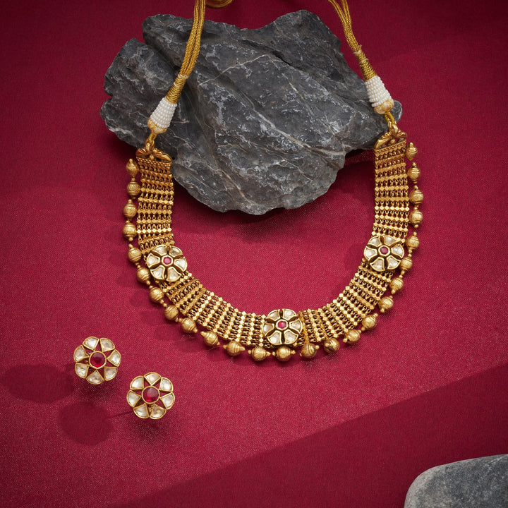 Kesar Kali Necklace Set