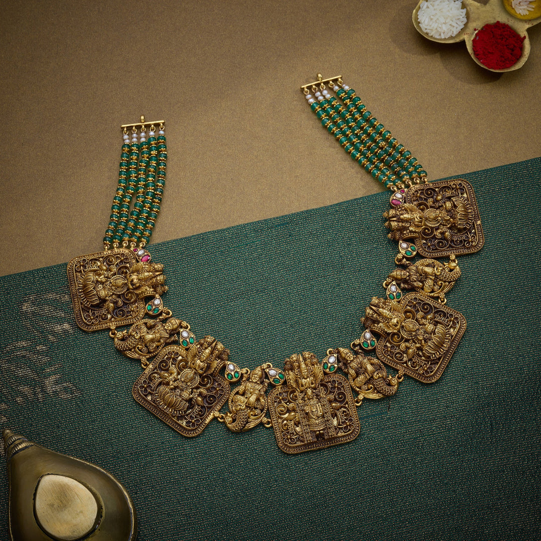 Venkata Temple Necklace