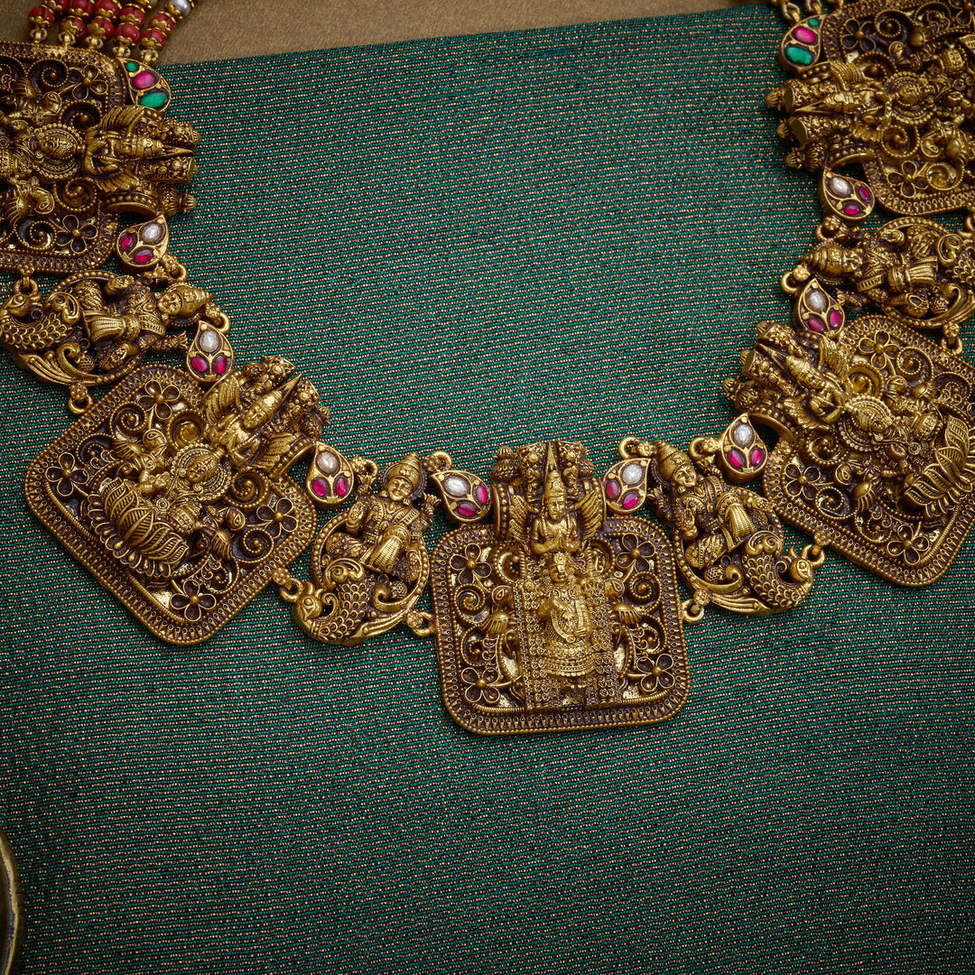 Venkata Temple Necklace