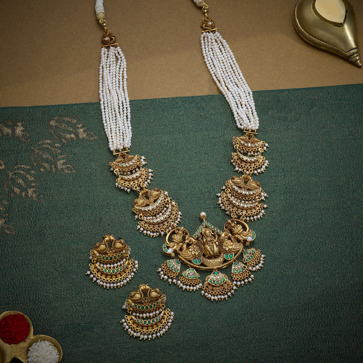 Lakshmi Temple Necklace Set
