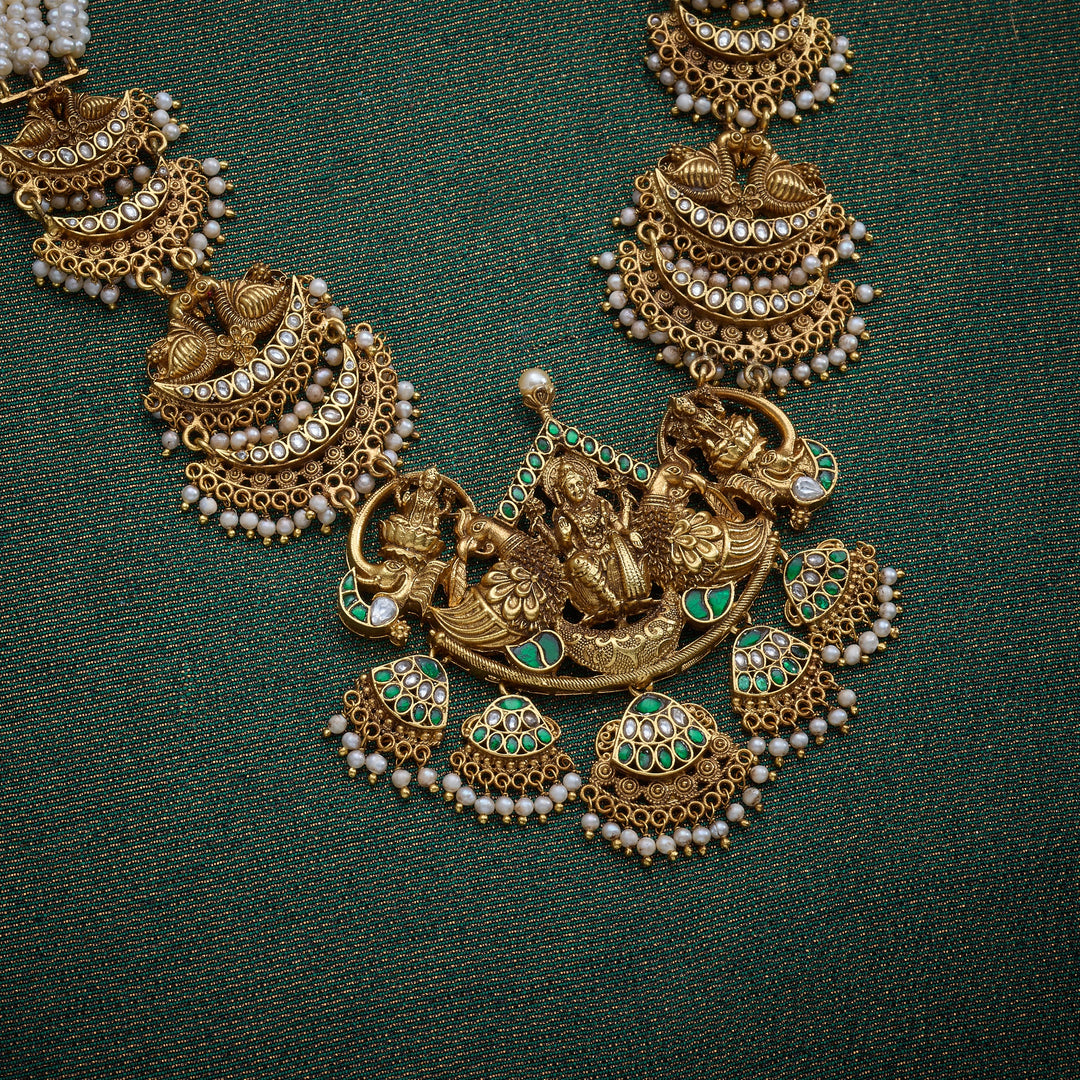 Lakshmi Temple Necklace Set
