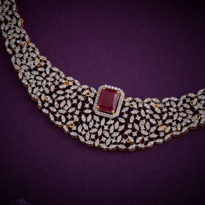 Prism CZ Necklace Set