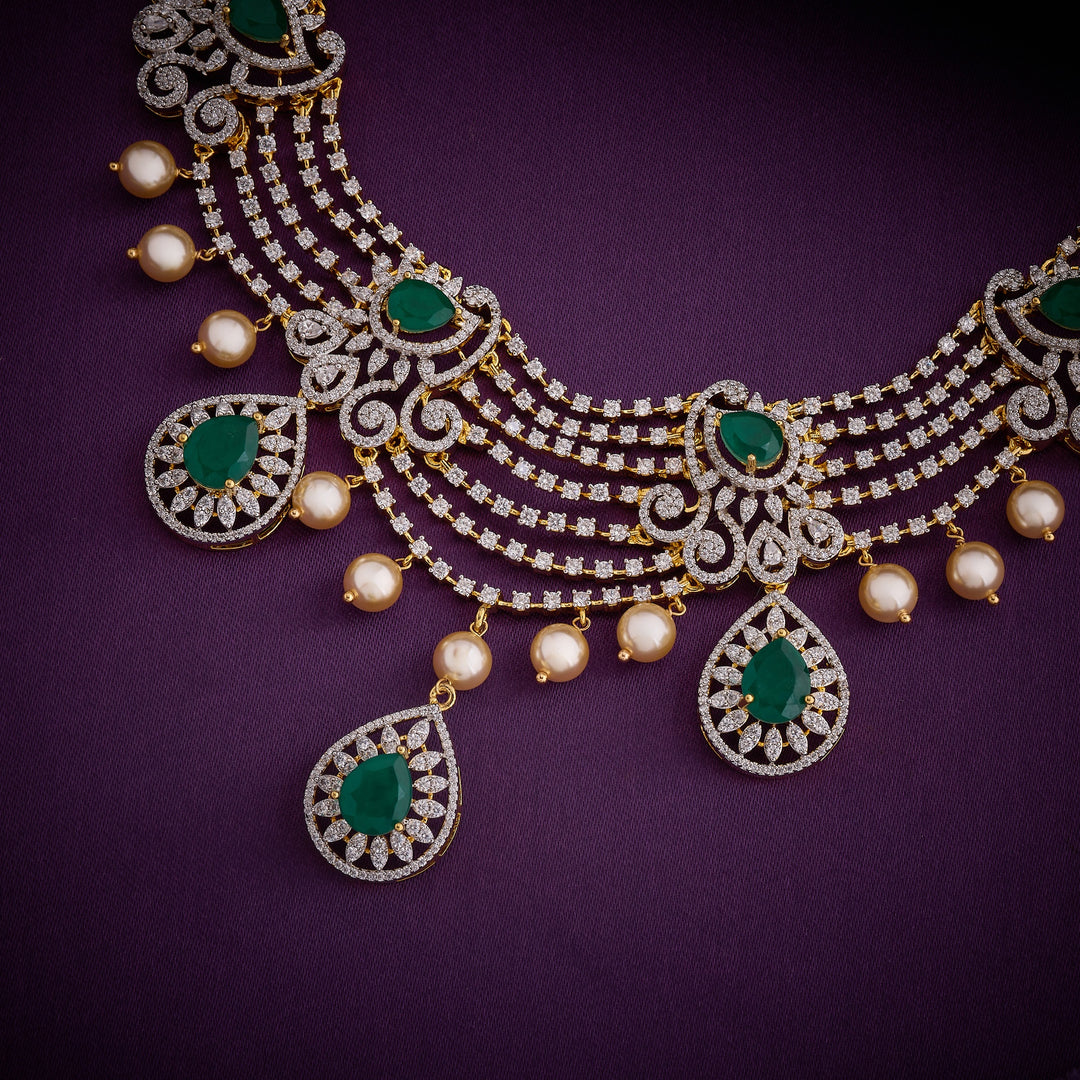 Verdelle CZ Necklace Set