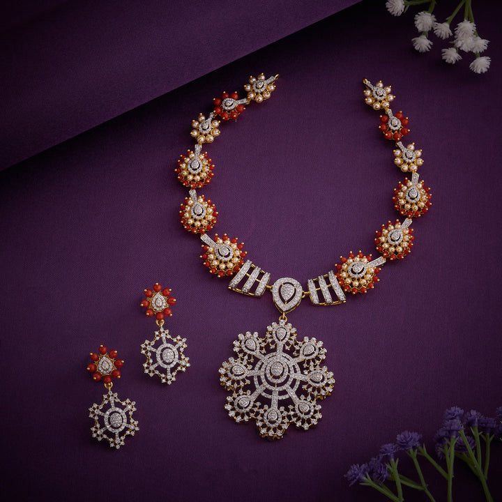 Florina-CZ Necklace Set