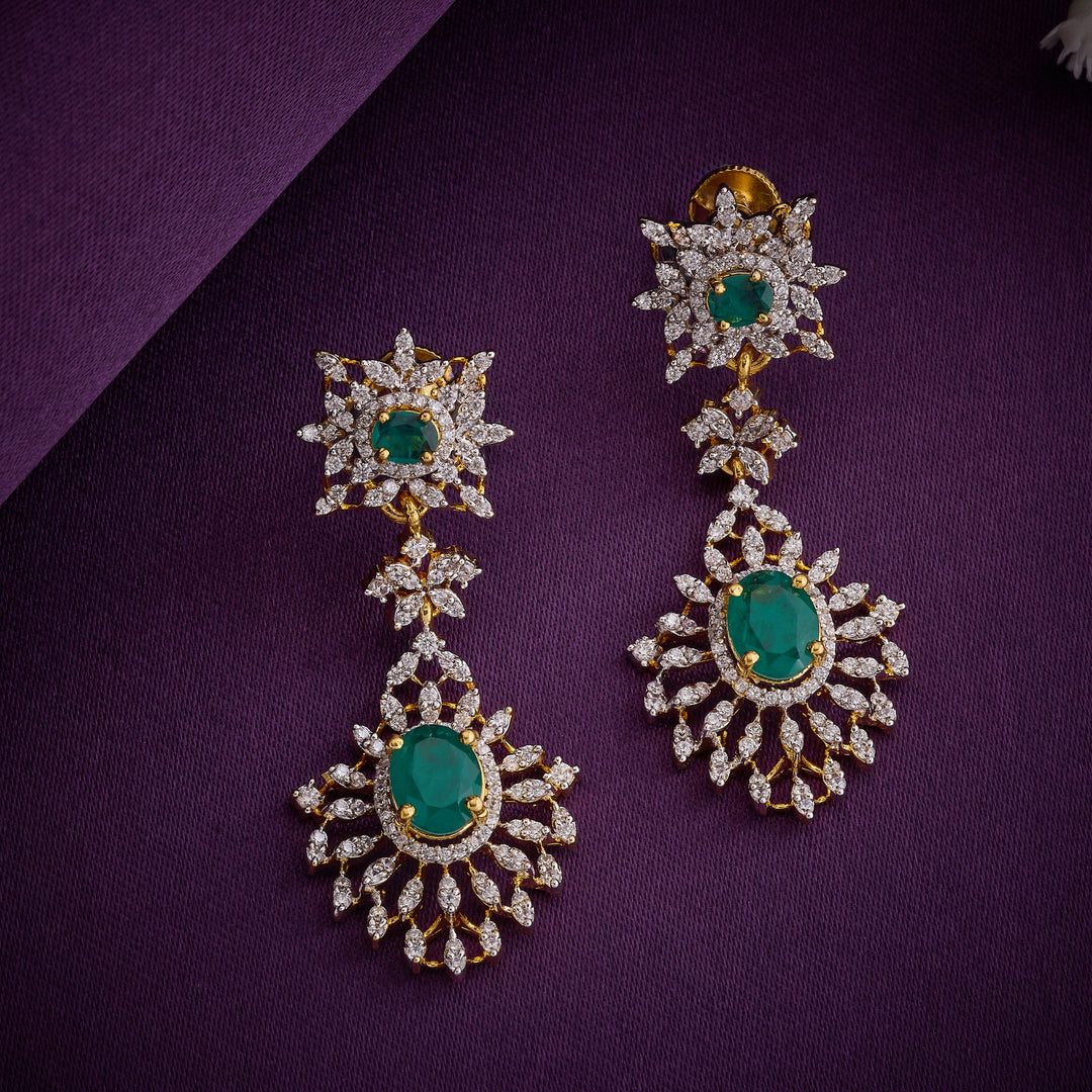 Green Muse CZ Necklace Set