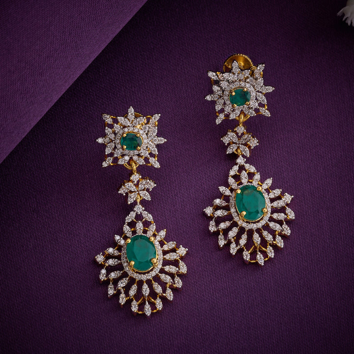 Green Muse CZ Necklace Set