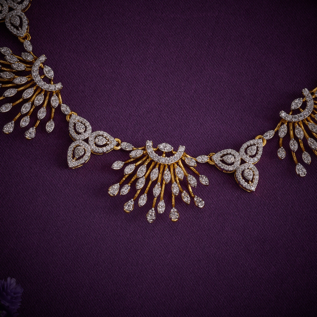 Daisy CZ Necklace Set