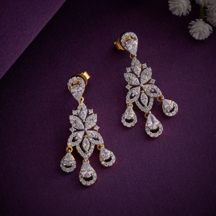 Starburst CZ Necklace Set