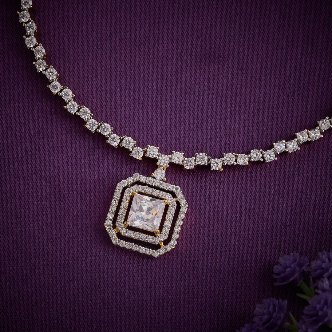 Moonlight CZ Necklace Set