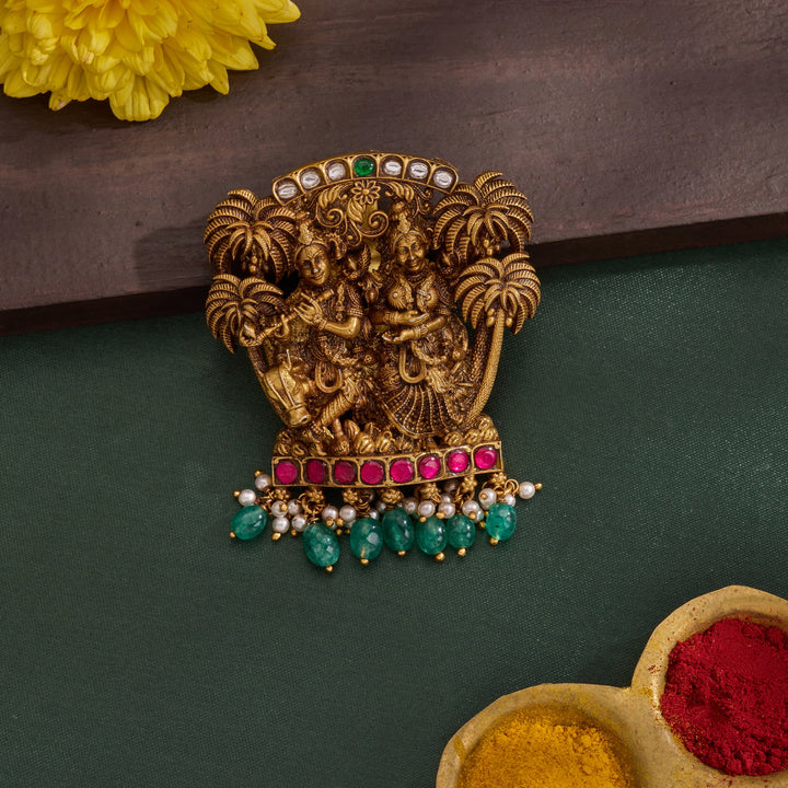 Radha-Krishna Vana Pendant