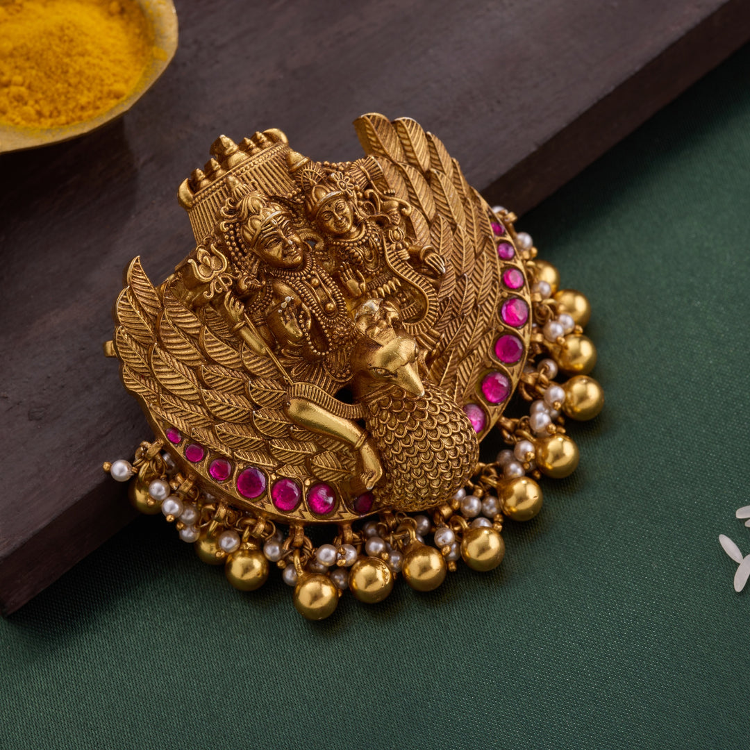 Shiv-Shakti Jadau Pendant