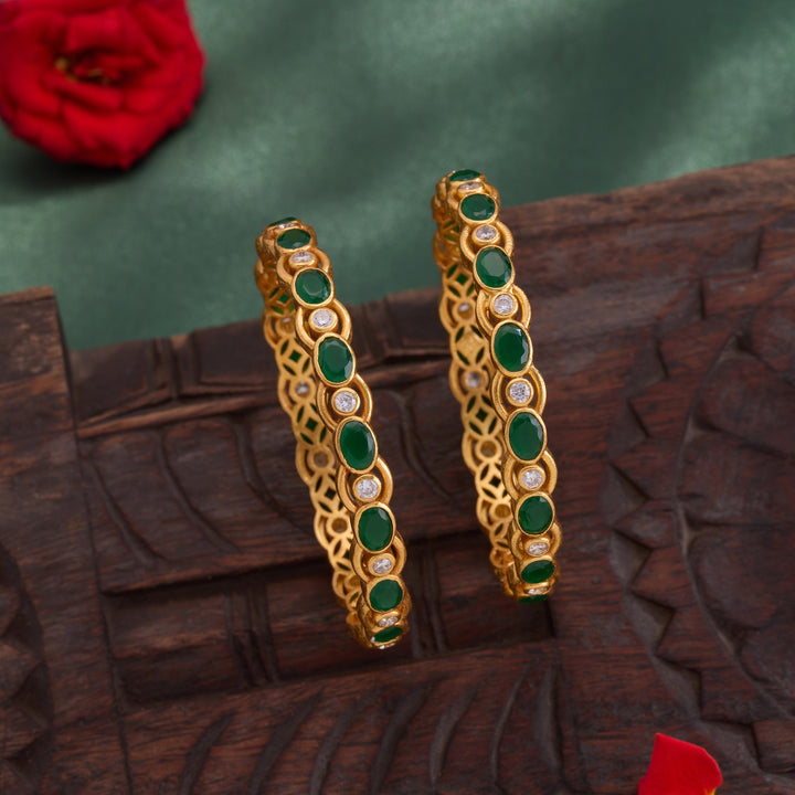 Ovalmera Stone Bangles