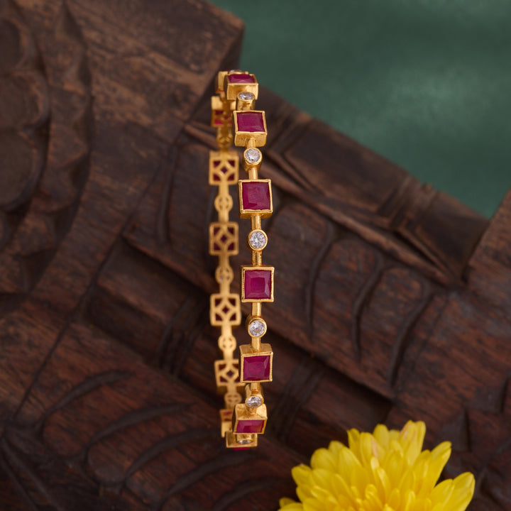 Nine Line Charm Bangles