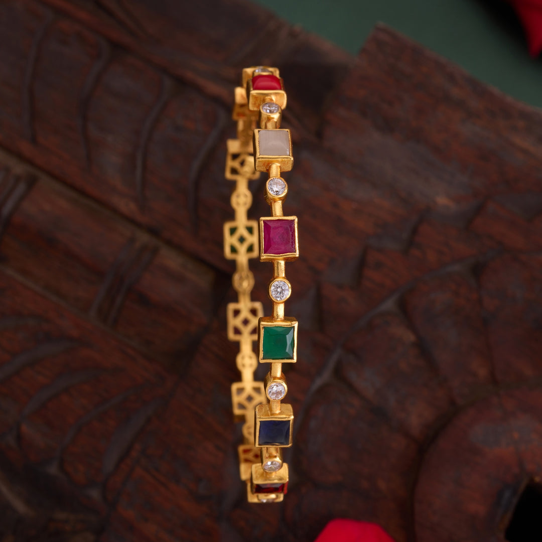 Nine Line Charm Bangles