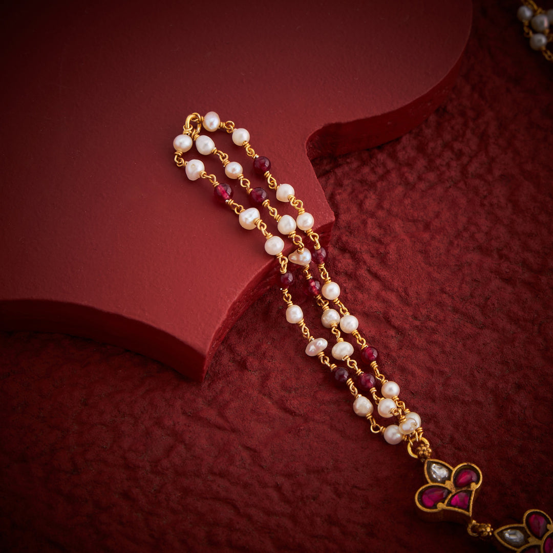 Kundan Phool Mini Choker