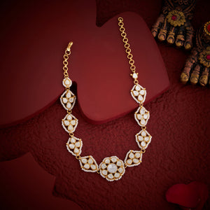Dewy Petal Moissanite Necklace