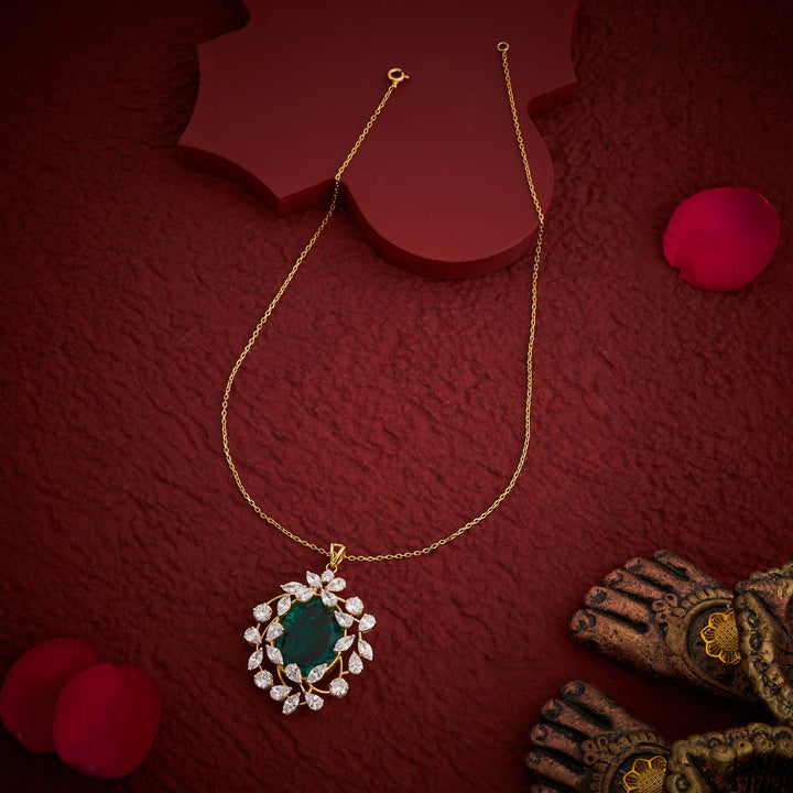 Emeralyth Chain Pendant
