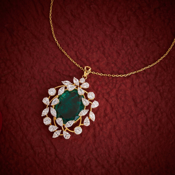Emeralyth Chain Pendant