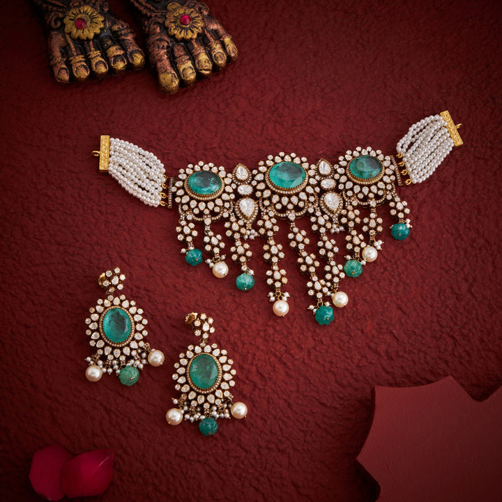 MoissMoti Vilasa Choker Set