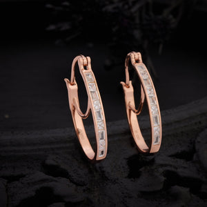 Chic Oval Hoops