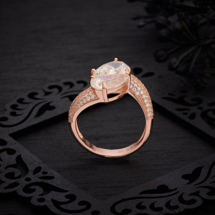Twin Pear Ring