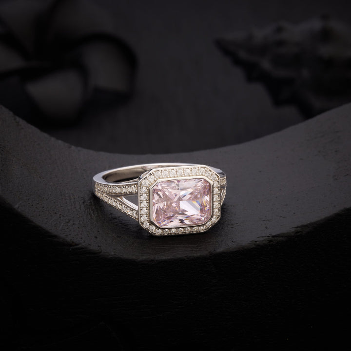 Recta-Pink Ring