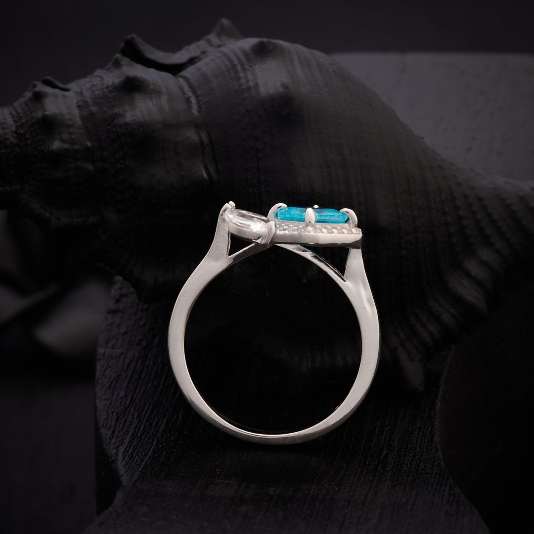 Aquamarine Grace Ring