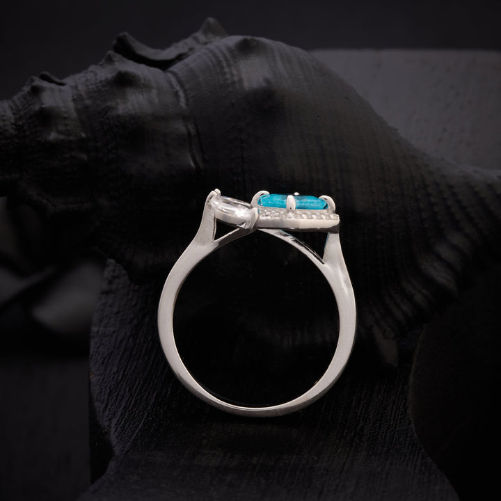 Aquamarine Grace Ring