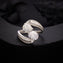Halo-Pear Whisper Ring