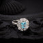 Blue-Flore Ring