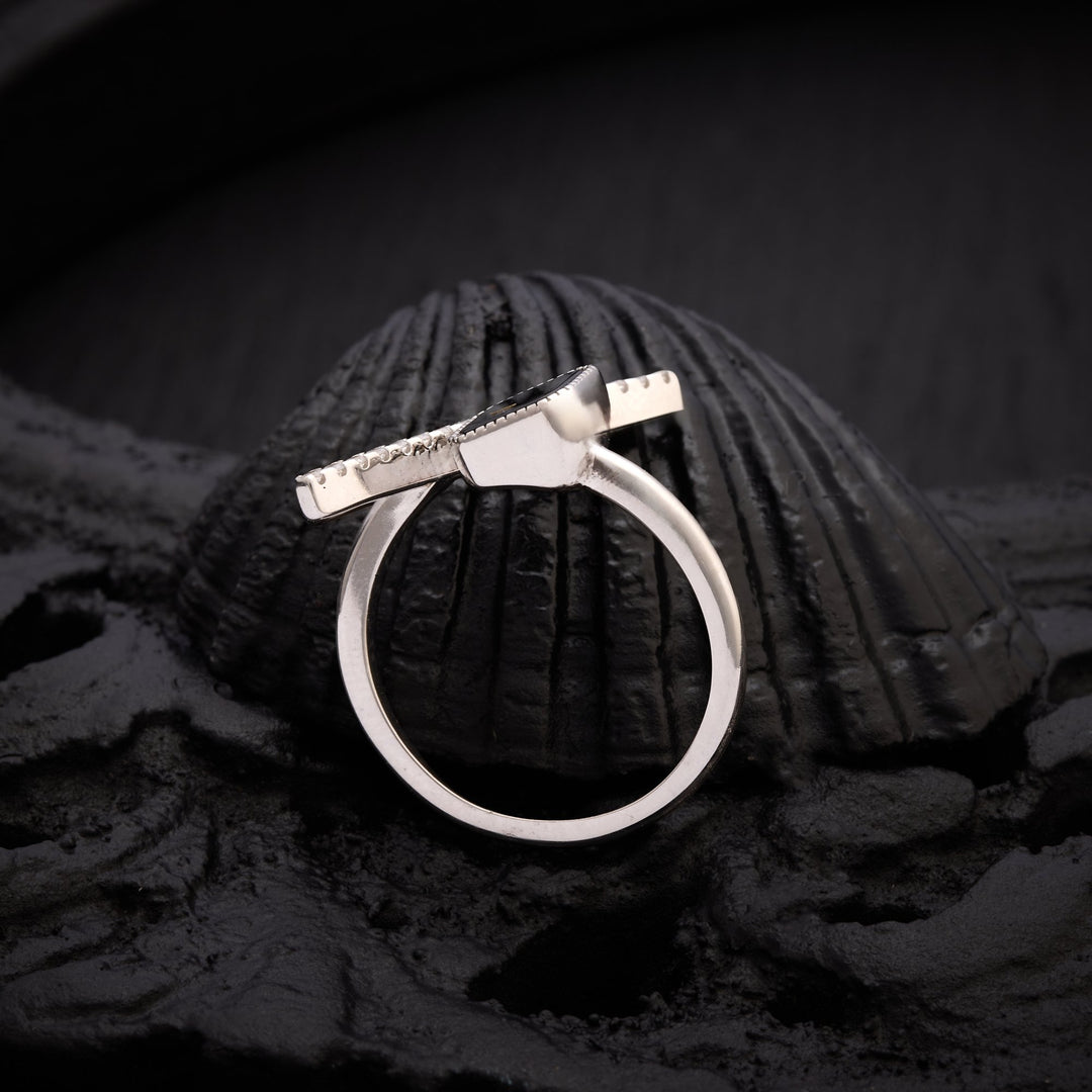 Black Sparkle Ring