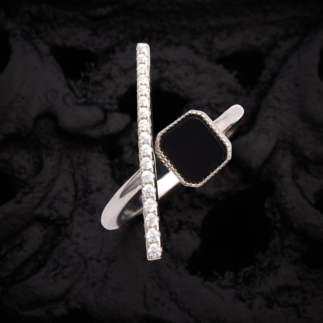 Black Sparkle Ring