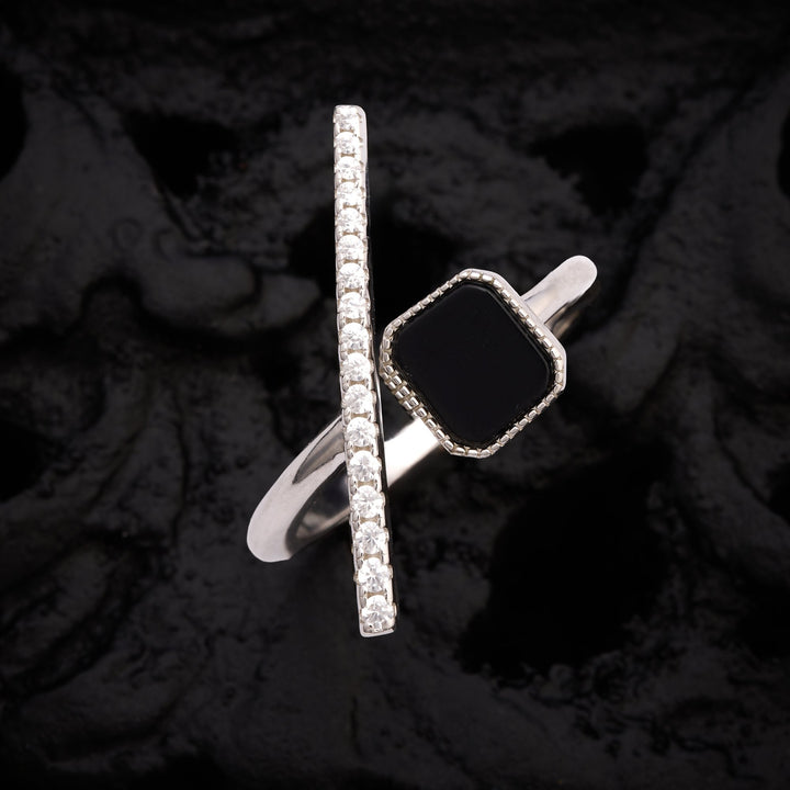 Black Sparkle Ring
