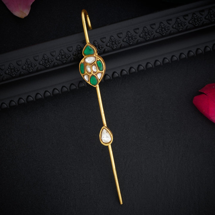 Olive Vine Kundan Ear Cuff