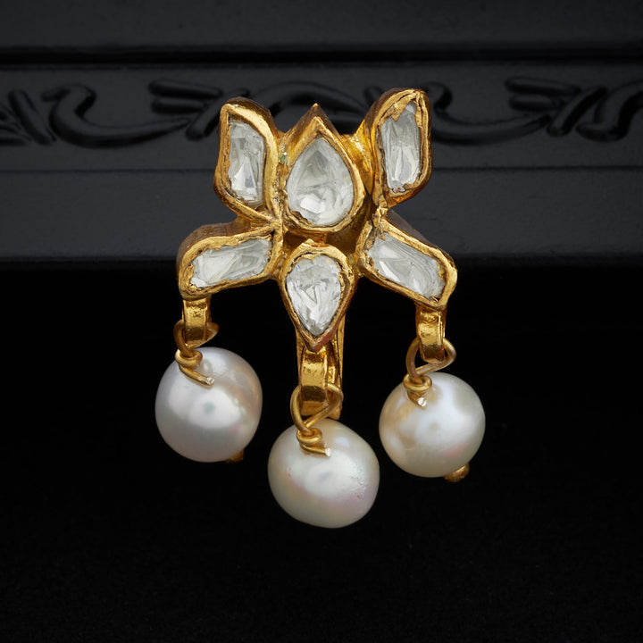 Lotus Moissanite Nose Pin