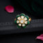 Jade Petals Moissanite Ring