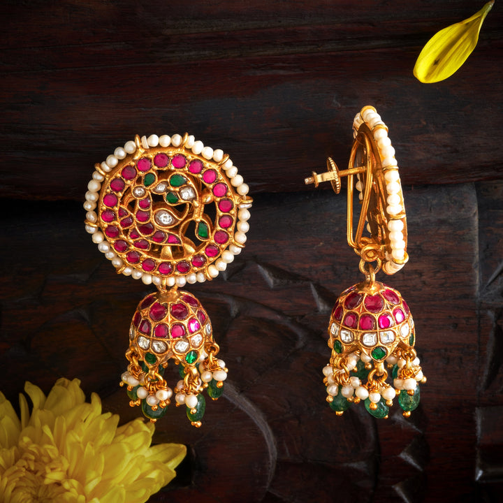 Moriya Kundan Jhumka