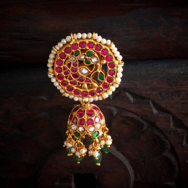 Moriya Kundan Jhumka