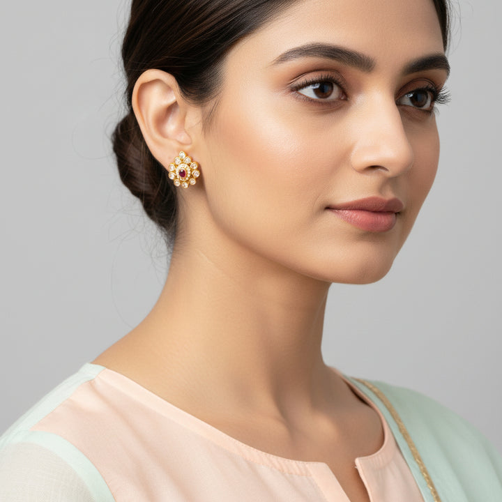 Mrinala Stone Studs