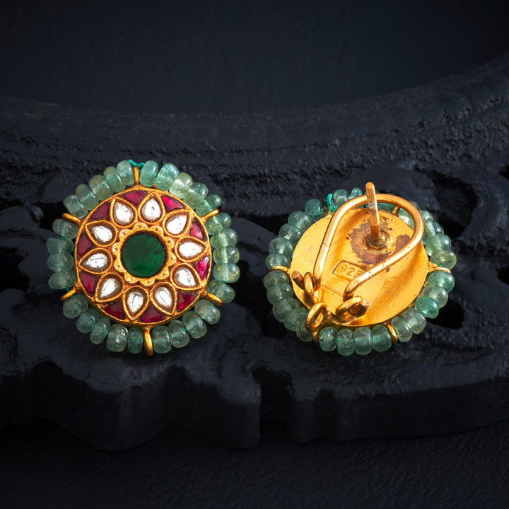 Petaline Kundan Studs